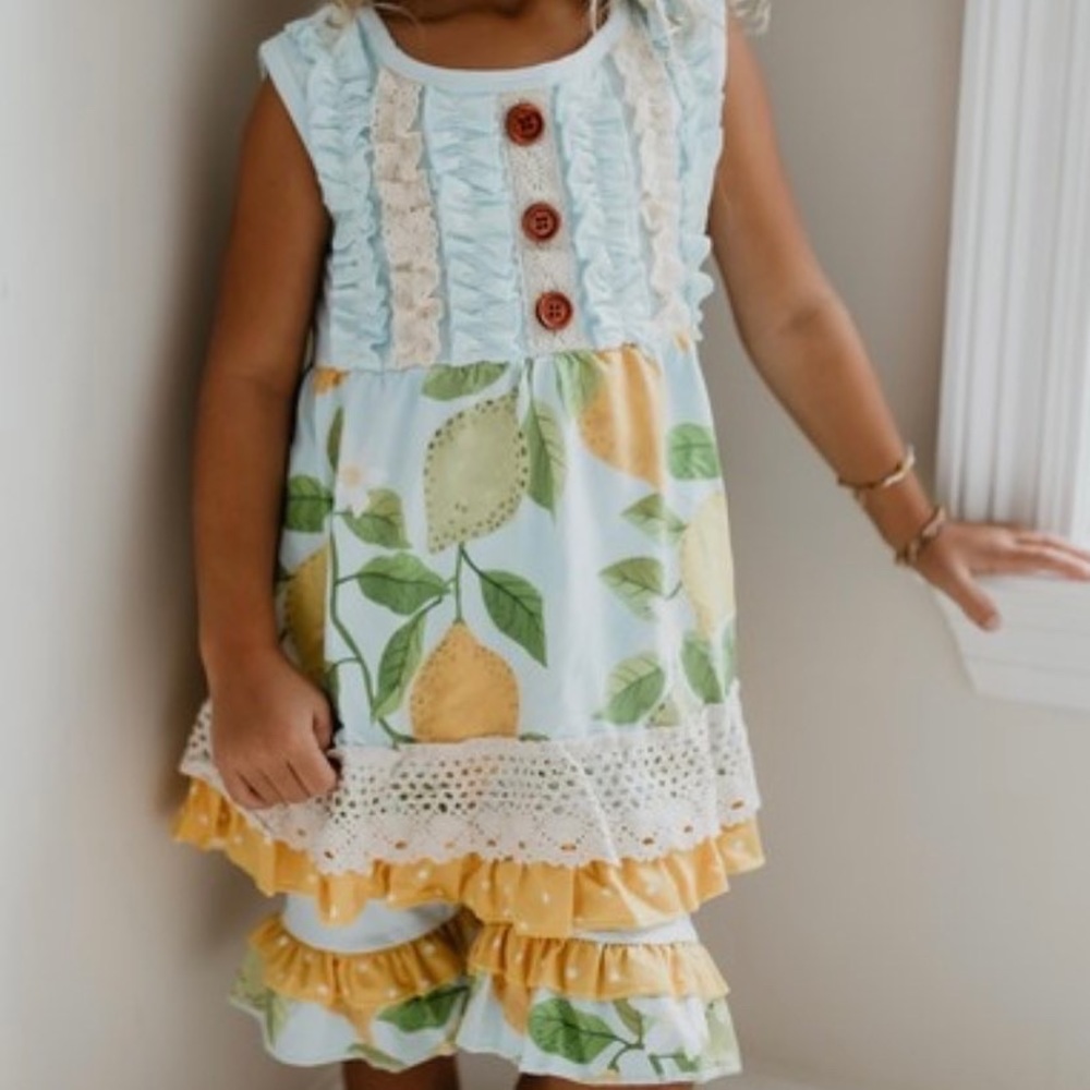Lemon Top and Short Set